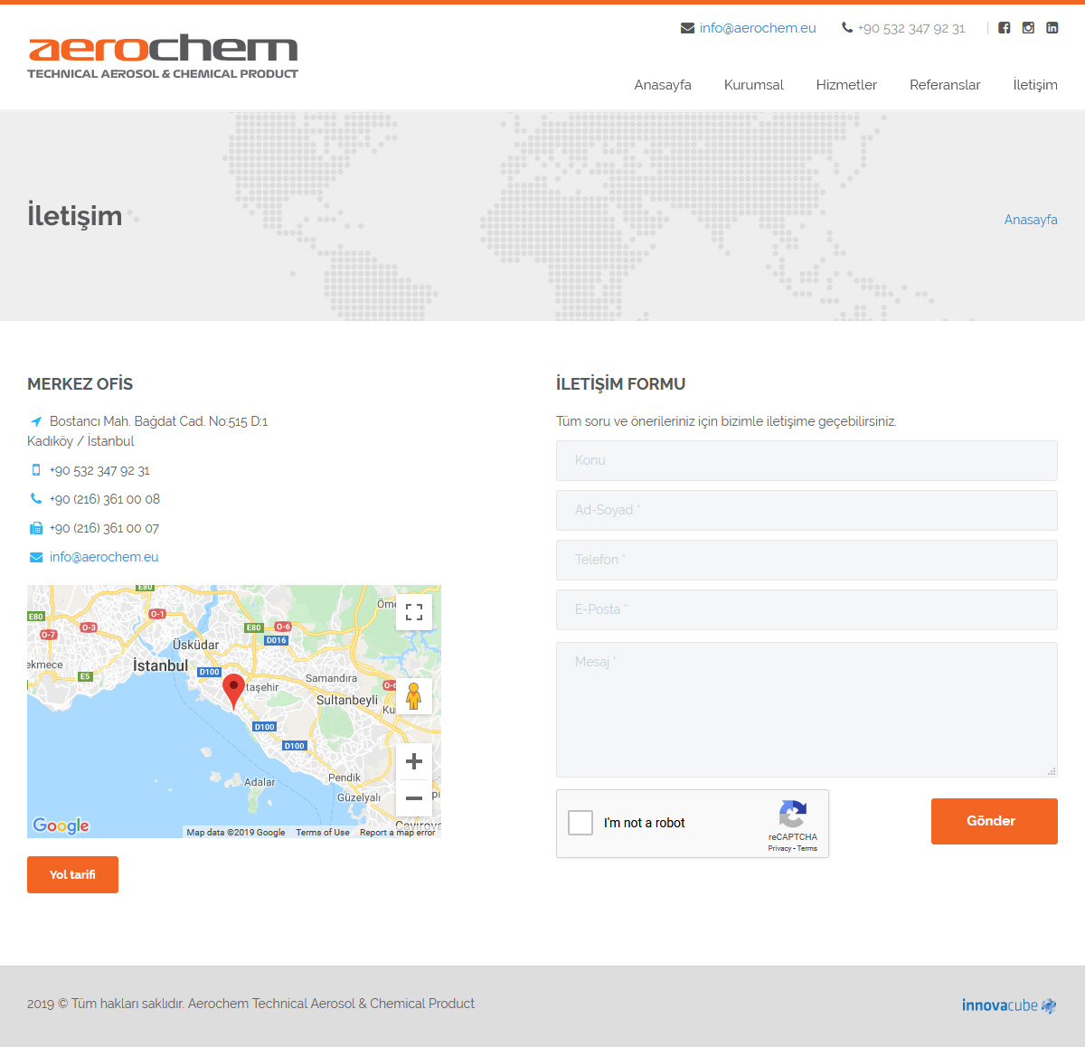 Web Design, Aerochem