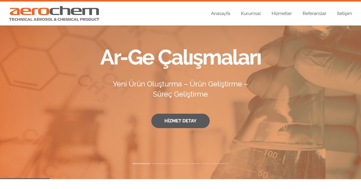 Aerochem - web tasarım | innovacube