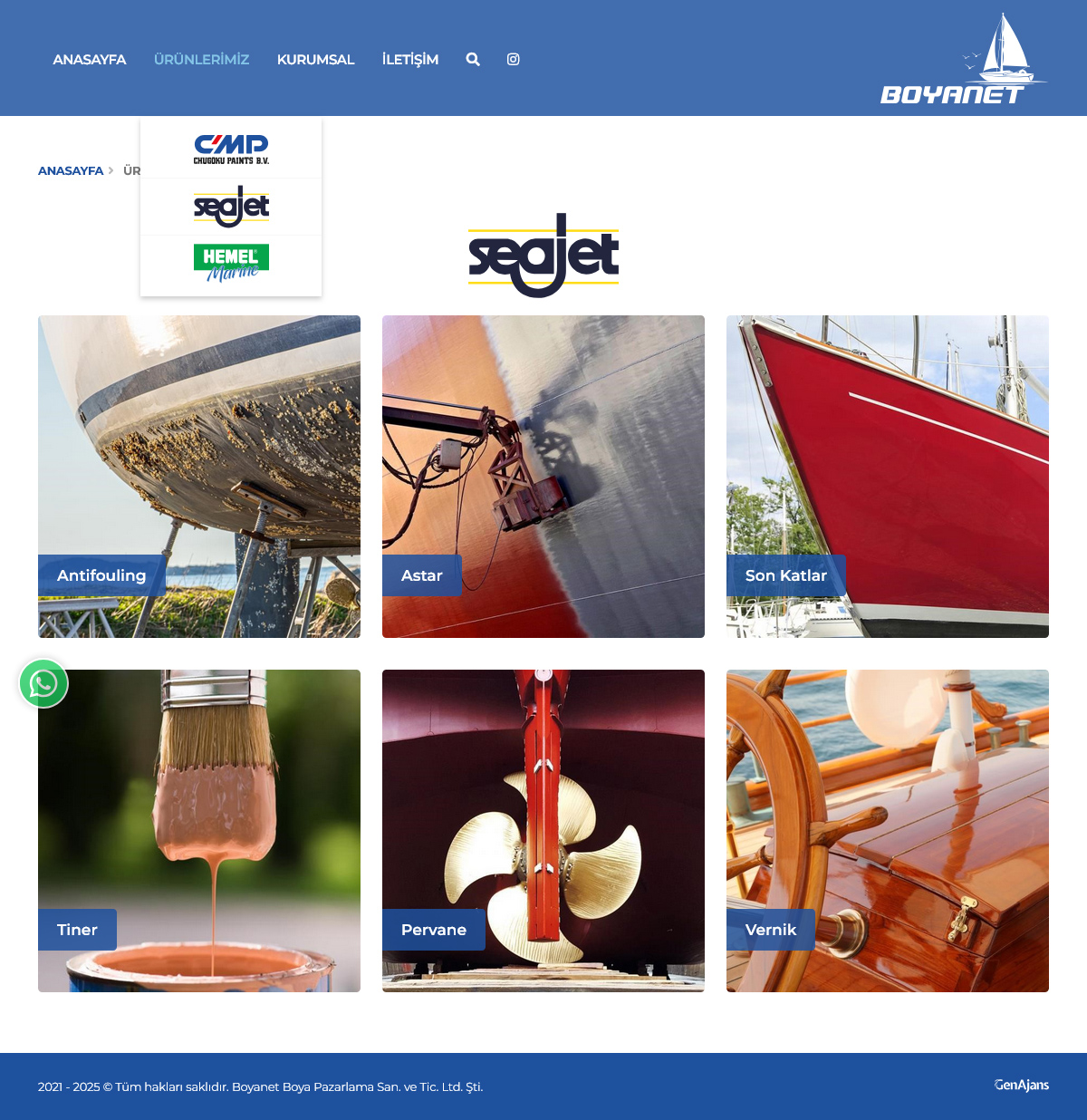 Web Tasarım, Boyanet Boya Pazarlama Ltd. Şti.