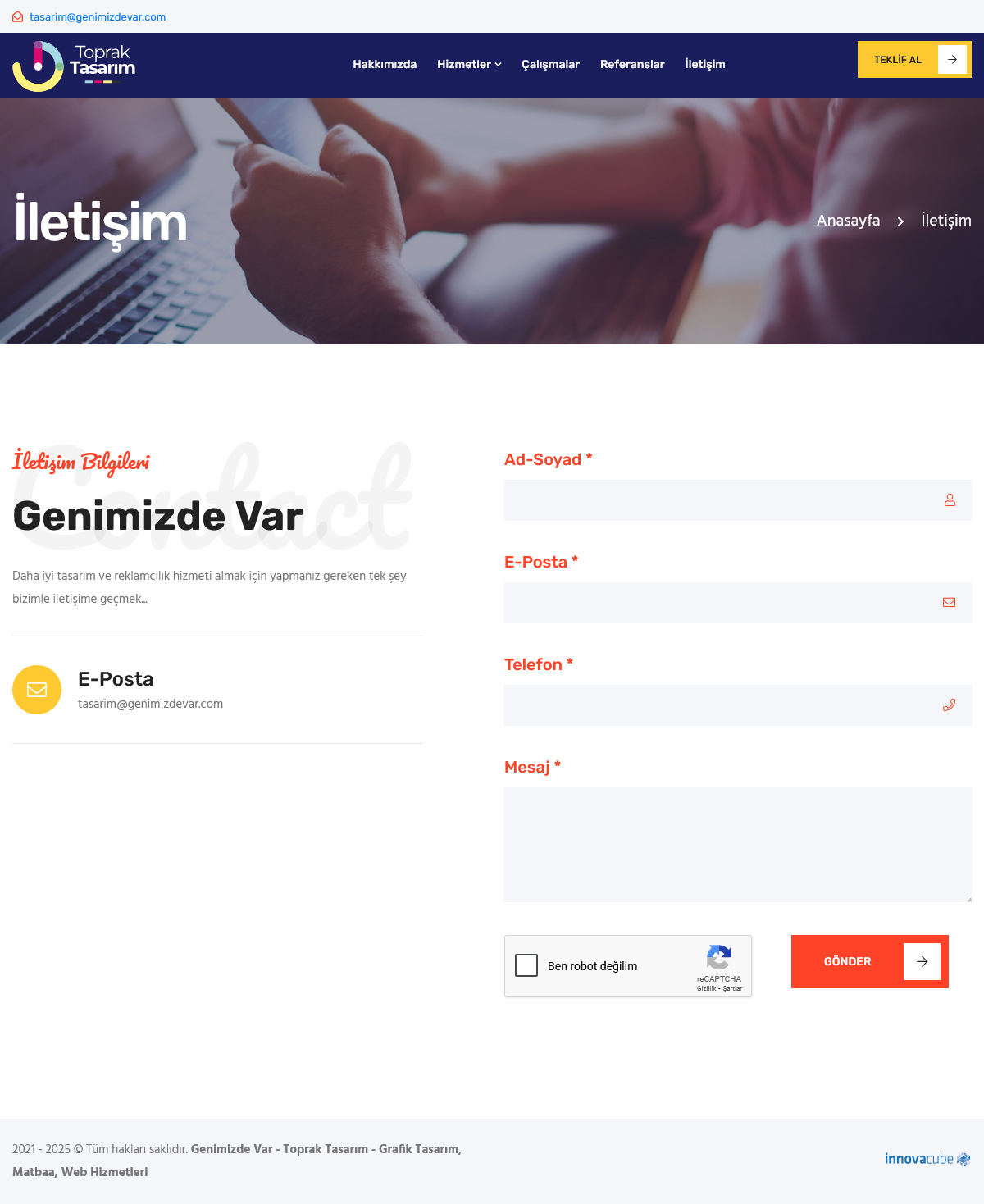 Web Tasarım, Genimizde Var